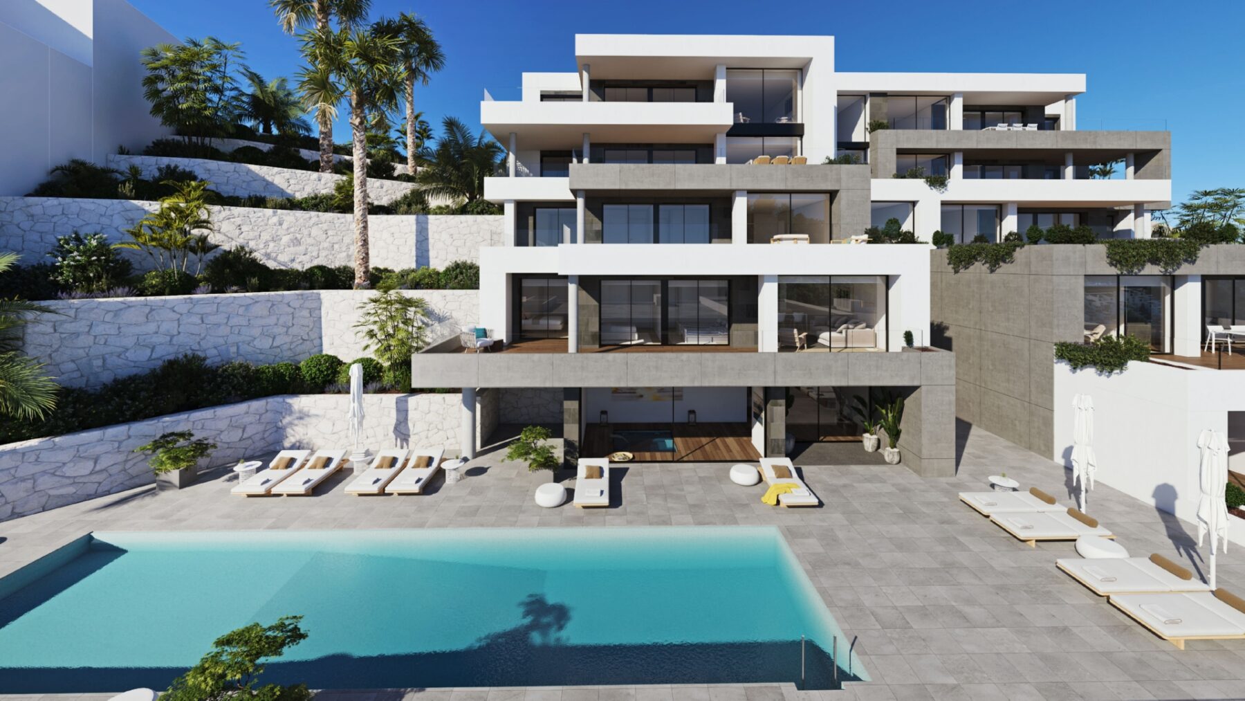 Amazing New Apartments With a Huge Terrace in La Sella, Denia