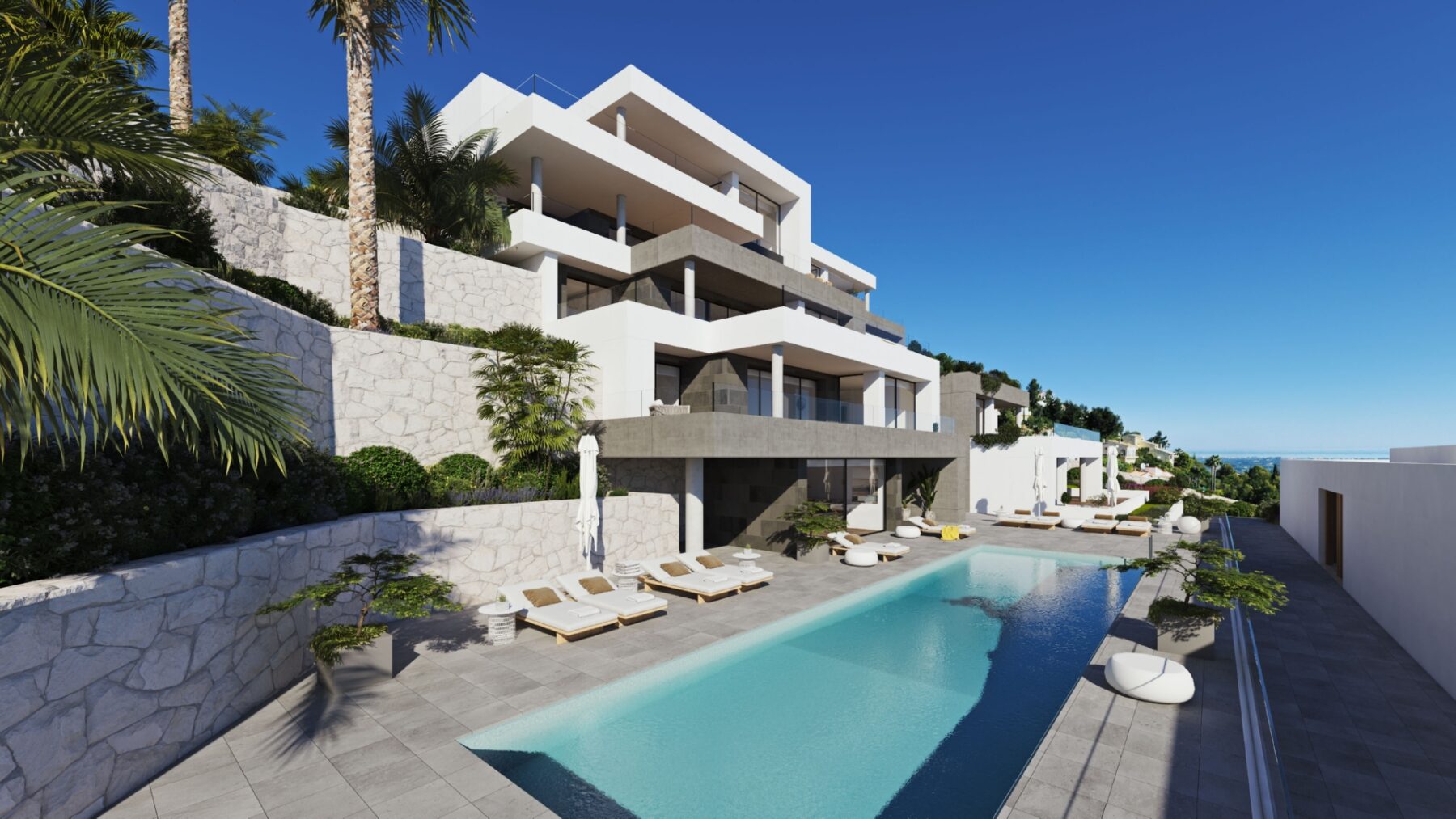 Amazing New Apartments With a Huge Terrace in La Sella, Denia