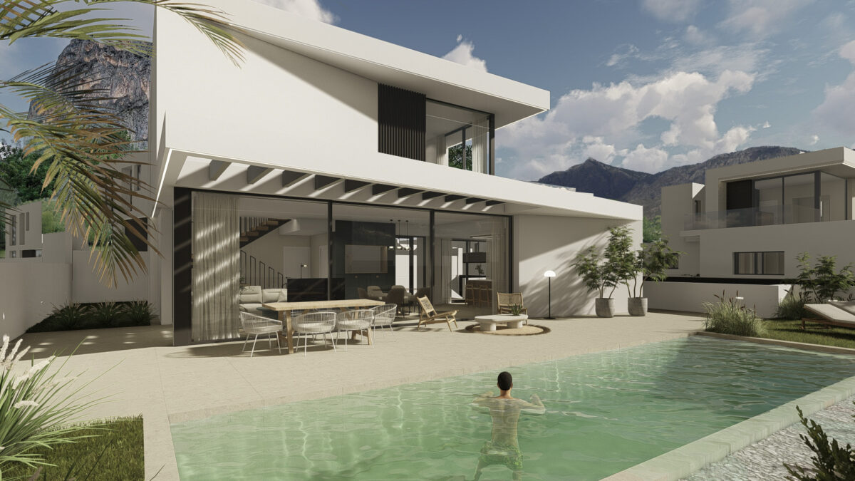 NEW PROJECT Spacious Modern Houses With a Private Pool in Polop